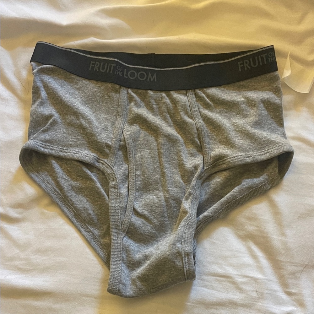 Fruit of the Loom Men's Classic Gray Briefs
